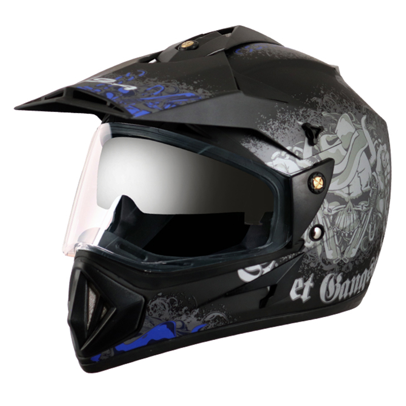 VEGA OFFROAD D/V GANGSTER DULL BLACK M.BLUE (M)
