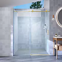 Shower door -60"W x76"H Frameless Shower Door