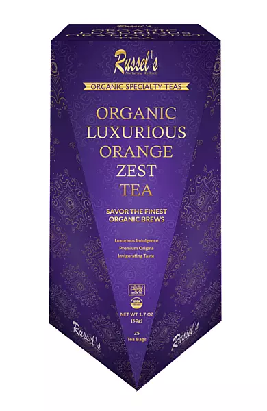 Russel's Organic Luxurious Orange Zest Tea