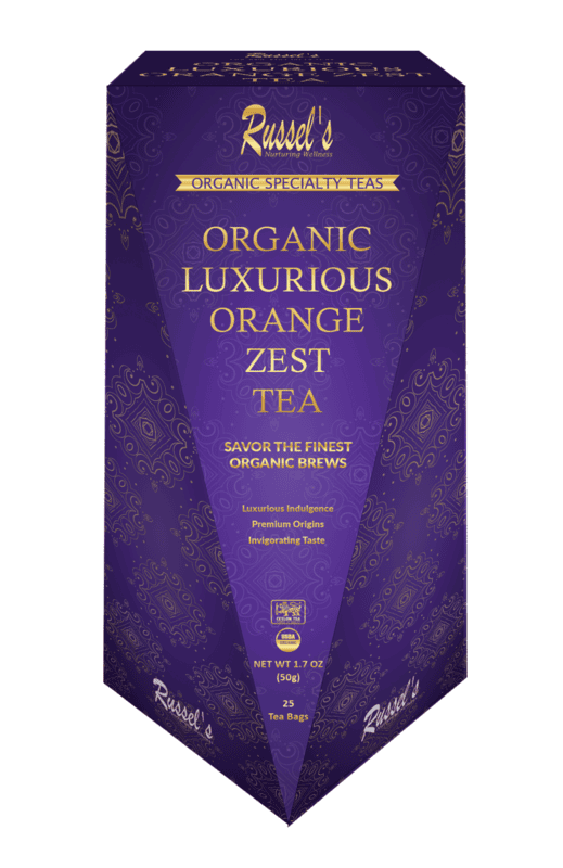 Russel's Organic Luxurious Orange Zest Tea
