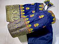 J419: Ready To Ship Beautiful Narayanapeta Saree With Stitched  Embriodery Work Blouse