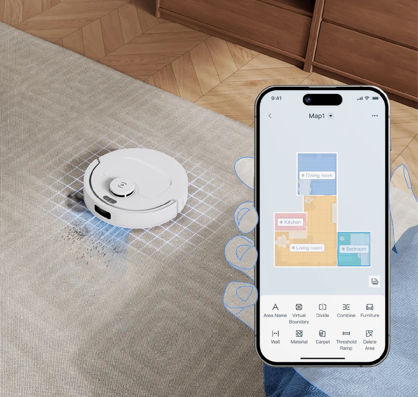 DEEBOT T30C OMNI Robot Vacuum Cleaner - OMNI Station, 20,000Pa Suction, 180min Runtime - UNBOXED DEAL