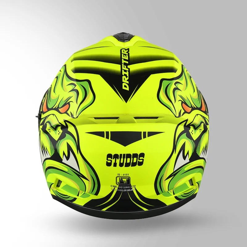 STUDDS DRIFTER D1 MATT FLUORESCENT YELLOW N5 YELLOW D/V (XL)