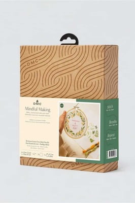 Foglie Delicate Duo Kit punto croce - DMC Mindful Making Foglie Delicate Duo Kit punto croce - DMC Mindful Making