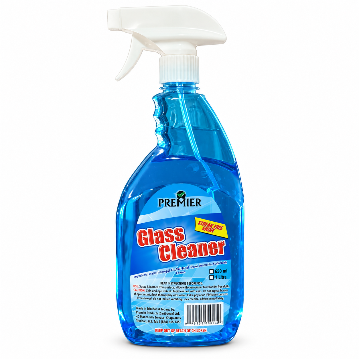 PREMIER GLASS CLEANER SPRAY 650ML