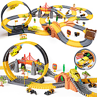 TUMAMA new car track set circular- YELLOW