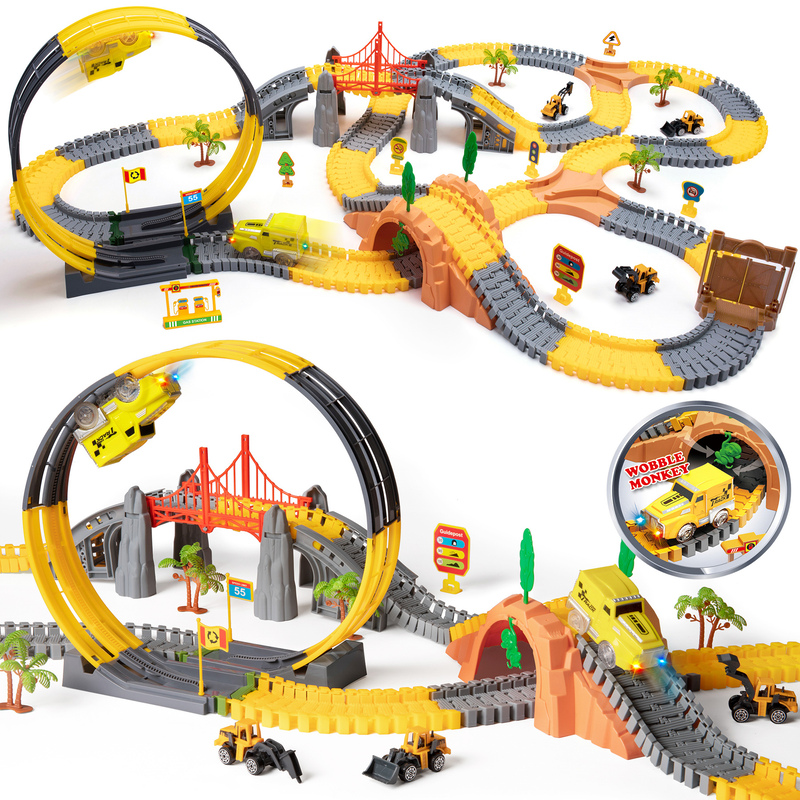 TUMAMA new car track set circular- YELLOW
