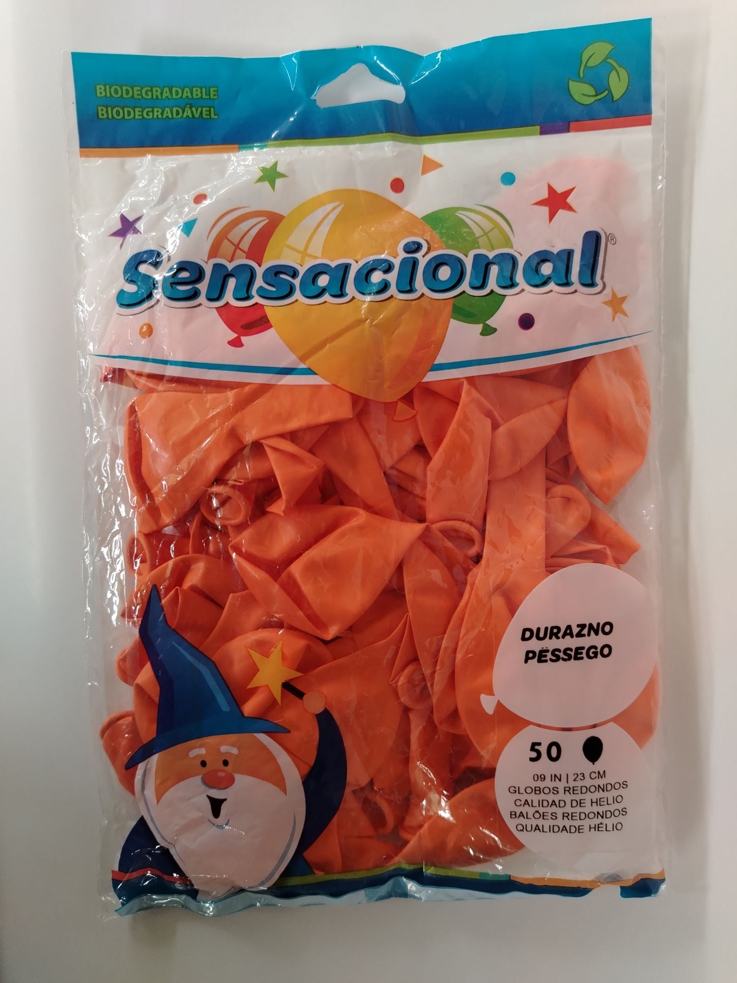 GLOBO #9 SENSACIONAL DURAZNO 50UND