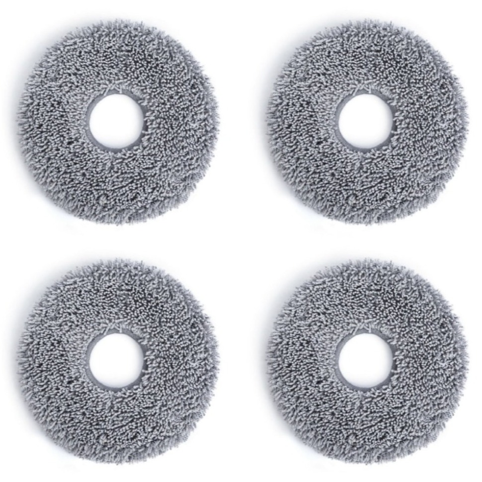 Ecovacs DEEBOT T30 OMNI/T30 PRO OMNI/T30S/T30S PRO/T30S COMBO/T30S COMBO COMPLETE/T30S PRO OMNI Gen2/T30e PRO OMNI Mopping Kit - 4 Rotating Mopping Pads