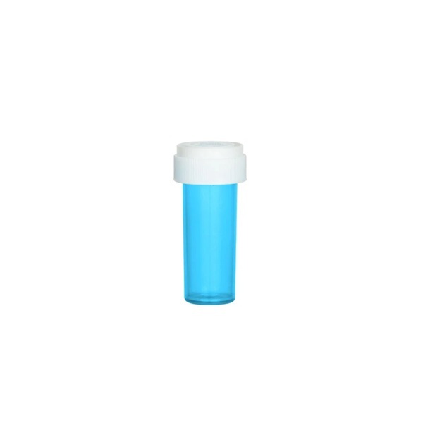 08 Dram Reversible Cap Vials Blue (410 units/box)