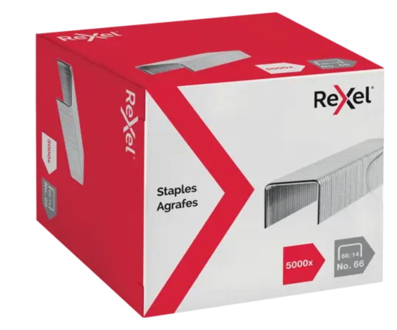 REXEL 66/14 GIANT STAPLES 5000's