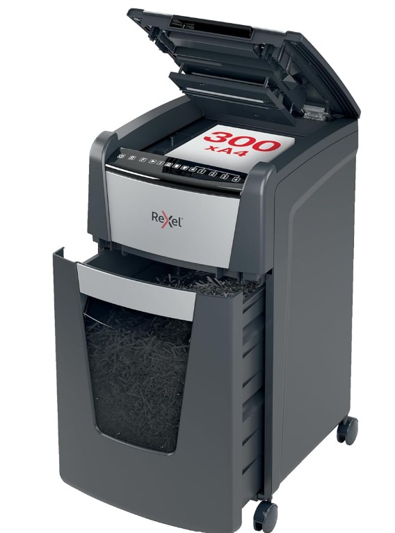 SHREDDER REXEL OPTIMUM AUTO+ 300M MICRO CUT
