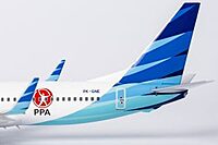 Garuda Indonesia737-800 with PPA sticker