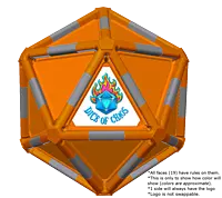 Full Dice - Cornhole (Lawn and Beach Edition)-DarkOrange-LightSlateGray-DarkOrange