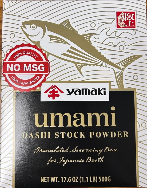 * Yamaki Dashinomoto-NO MSG 500g 10/1.1lbs
