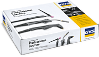 GYS professional torches retail box, angled