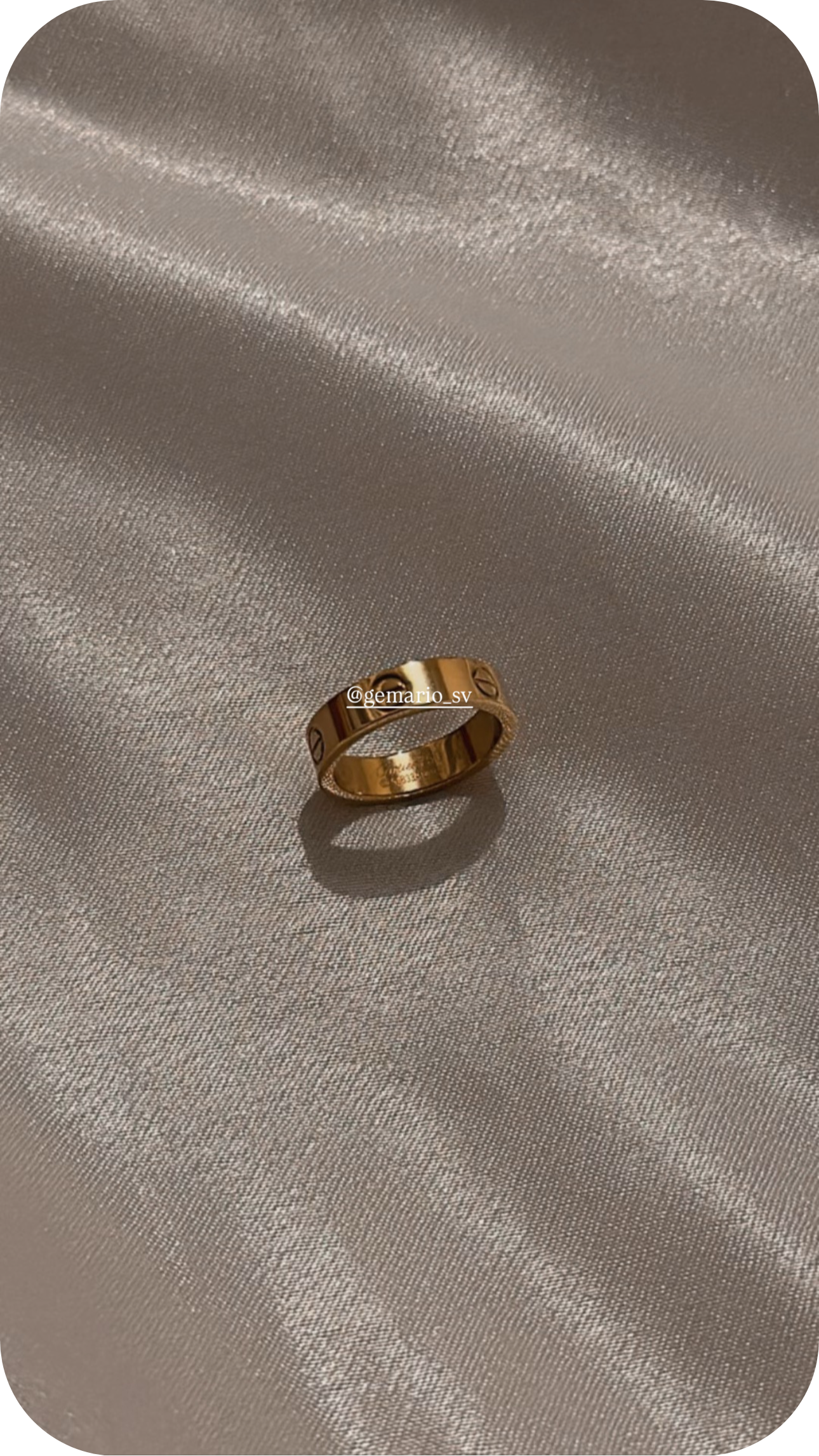 Cartier Brushed Finish Ring