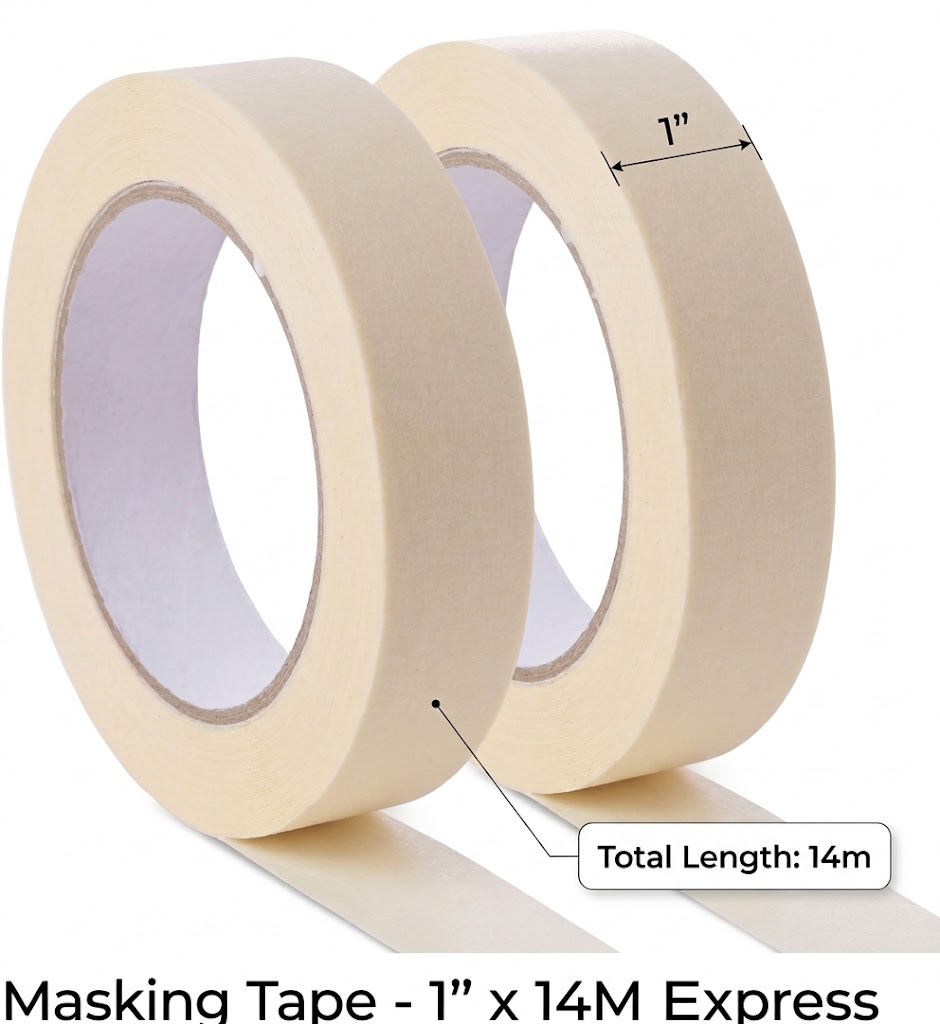 MASKING TAPE 1" x 14M EXPRESS