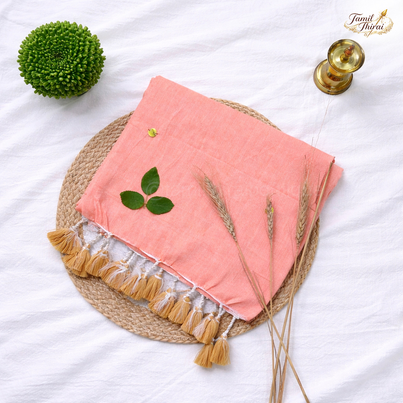 Kahadi Cotton Saree with Blouse