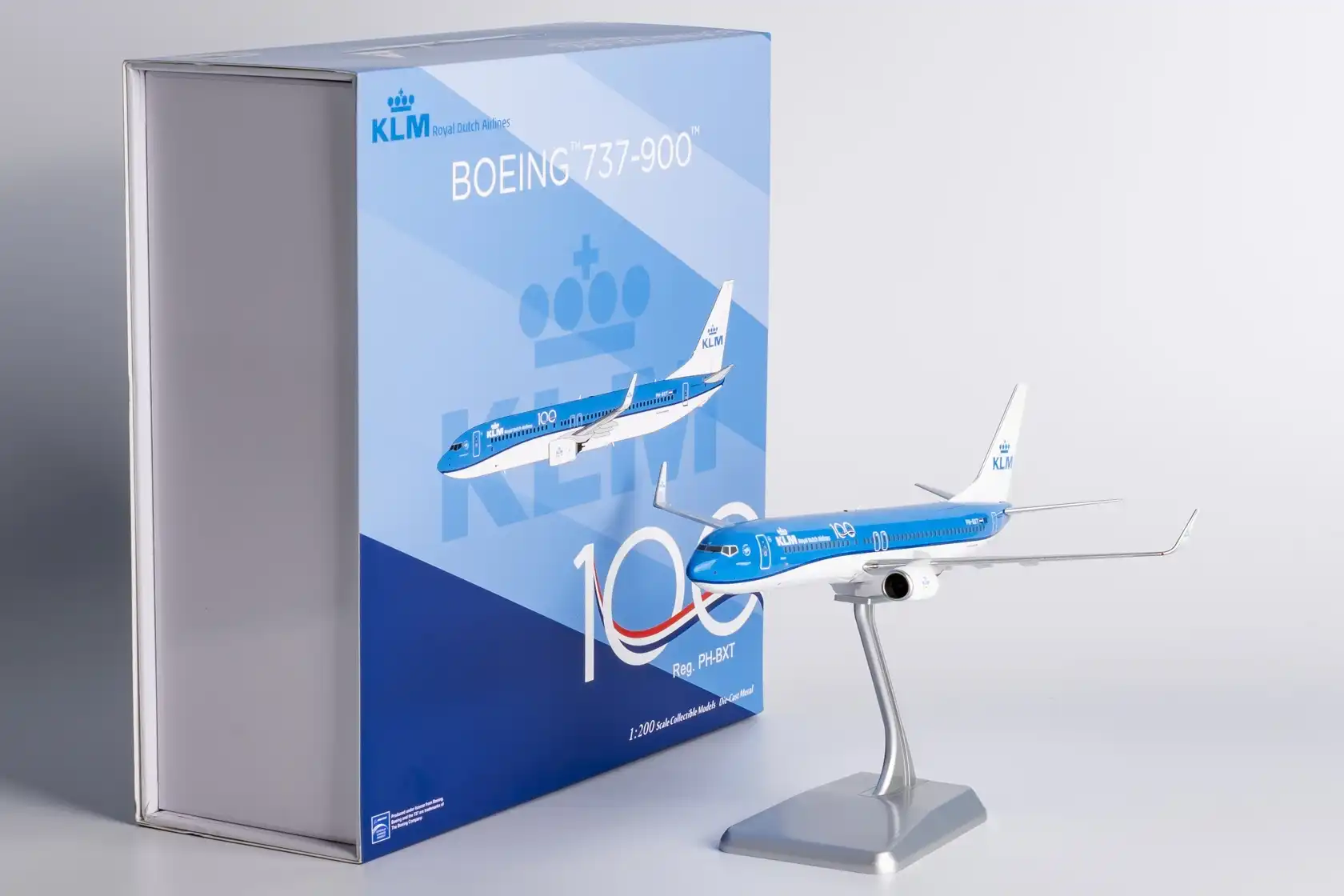 KLM Royal Dutch Airlines 737-900/w with 100 years anniversary