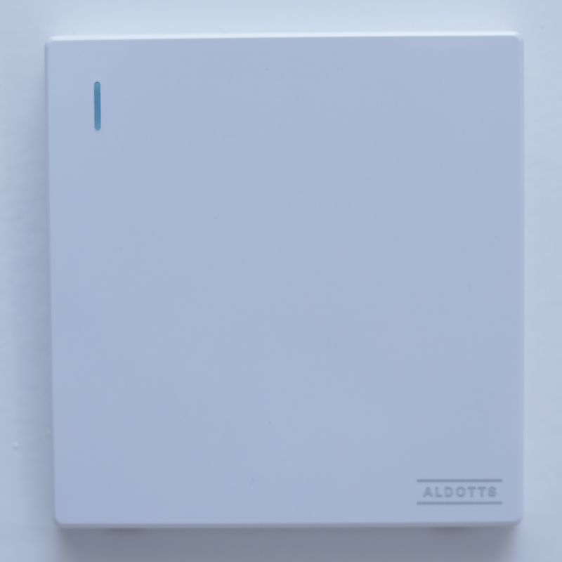 1 Gang 2 Way Push Button Wall Switch - White