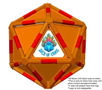 Full Dice - Cornhole (Lawn and Beach Edition)-DarkOrange-Red-DarkOrange