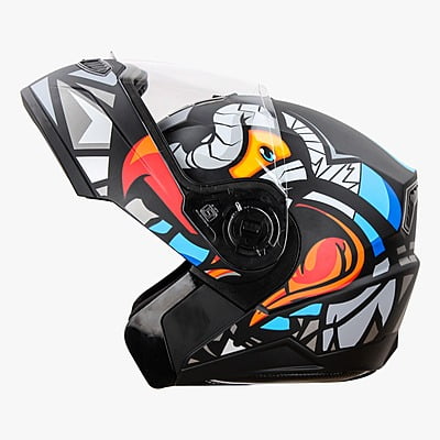 STEELBIRD SBA-7 BIRDIE MATT BLACK/GREY C/V (L)