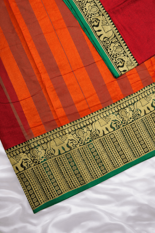 Narayanapet Saree - Red