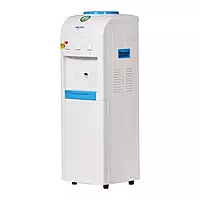 Side profile of the compact and stylish Voltas Water Dispenser, perfect for a Gurgaon home.