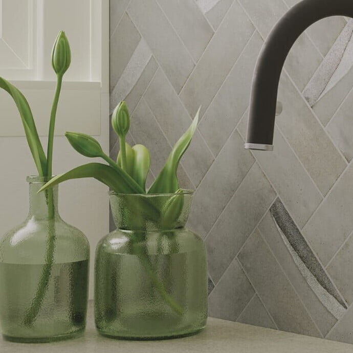 Gresie WOW, POTTERY GREY 5X15