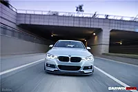 BMW 3 Series F30 F35 M-Tech GV Style Carbon Fiber Front Lip | 2013–2019