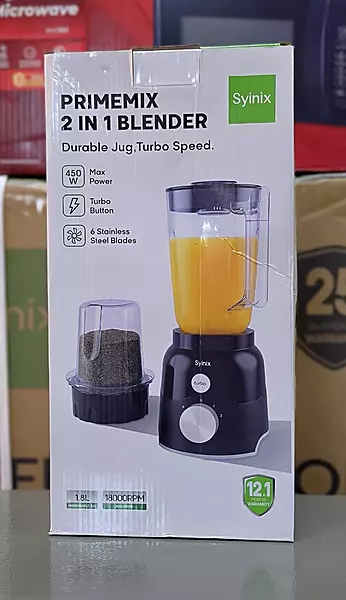 Syinix 2 In 1 Blender 450W
