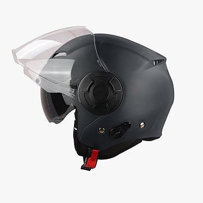 STEELBIRD SBH-31 DRX DASHING BLACK D/V (L)