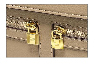 COCIO  CLASSIC KELLY STYLE BAG ELEPHANT GRAY