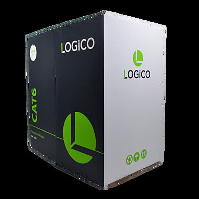 Cat6 UTP Bulk Ethernet Network Cable 550Mhz Pure Copper Riser Gray 1000ft