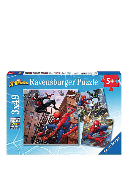 Spiderman 3x49 Piece Jigsaw Puzzles