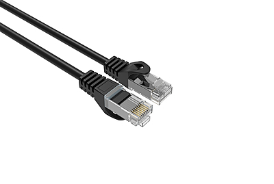 10FT Cat6 Slim Patch Cable Black