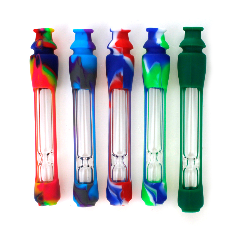 Multicolor Silicone Chillum - Assorted Colors