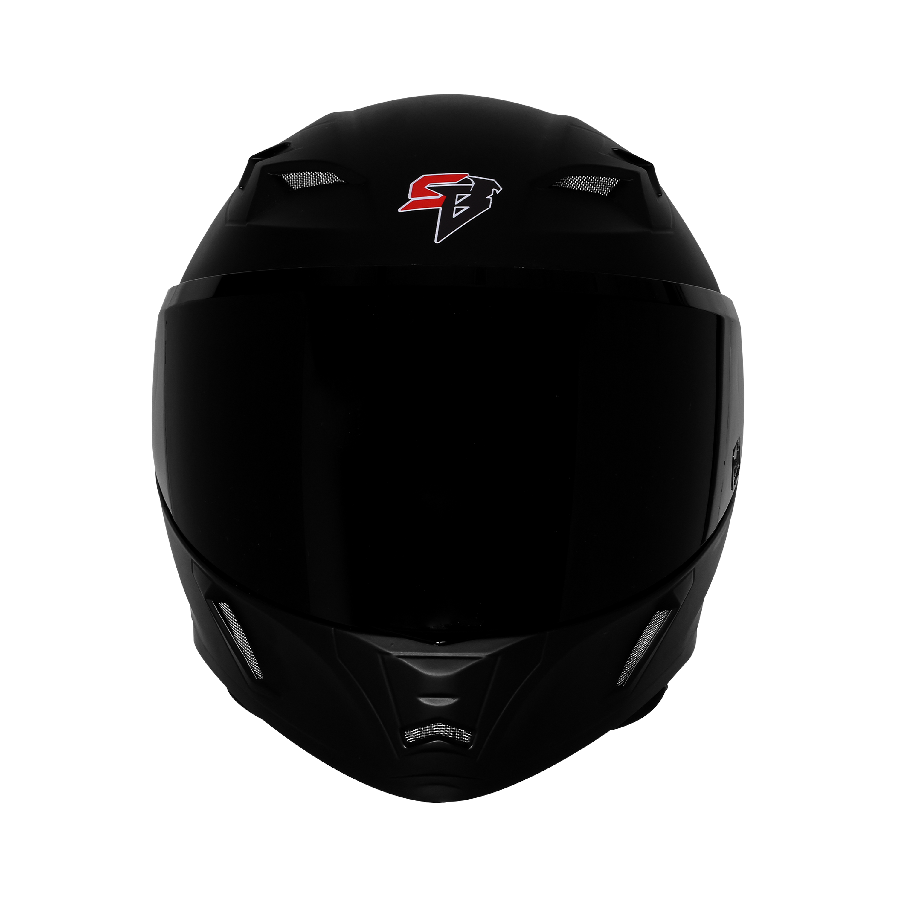 STEELBIRD SBA-11 TORNADO ISS GLOSSY BLACK C/V 620 MM WITH EXTRA SMOKE VISOR-DOT CERTIFIED