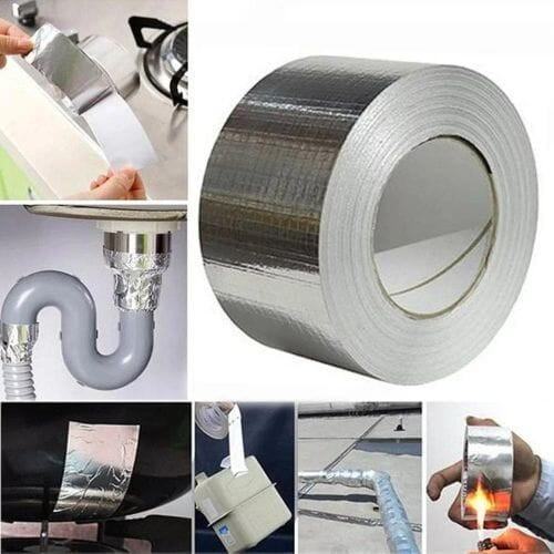 Waterproof Self-adhesive Tape Aluminum Butyl Foil For Roof Pipe Repairing