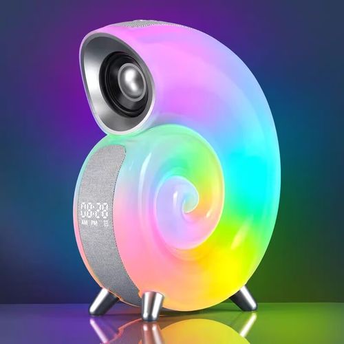CONCH SHELL MODEL BLUETOOTH WIRELESS SPEAKER WITH RGB LIGHT