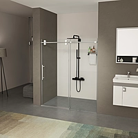 Shower door -56"-60"W x 76"H Frameless Shower Door
