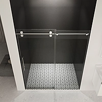 Shower door -56"-60"W x 76"H Frameless Shower Door