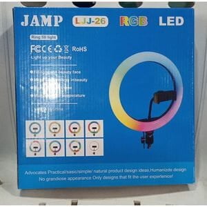 10 INCHES RGB RING LIGHT WITH A TRIPOD STAND