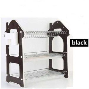 3 LAYERS DISH DRAINER PLATE RACK - 22INCHES