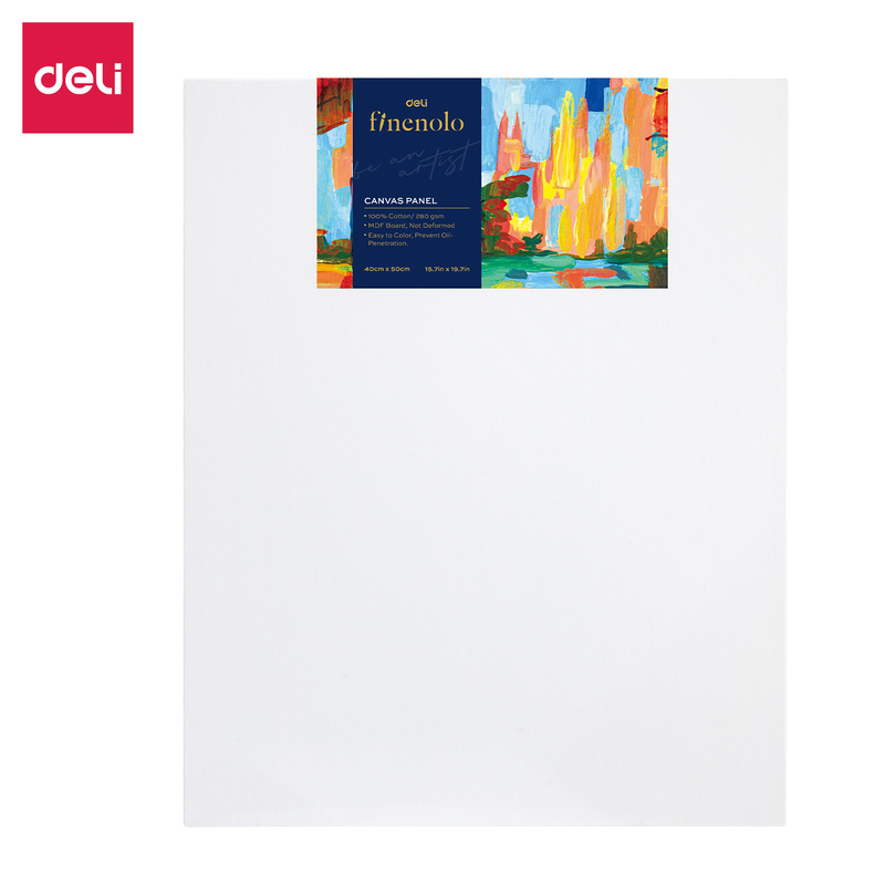 DELI C280-6 CANVAS PANEL 280GSM 40x50cm