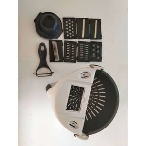9 PIECES VEGETABLE CUTTER WET BASKET FRUITS AND VEGETABLE GRATER