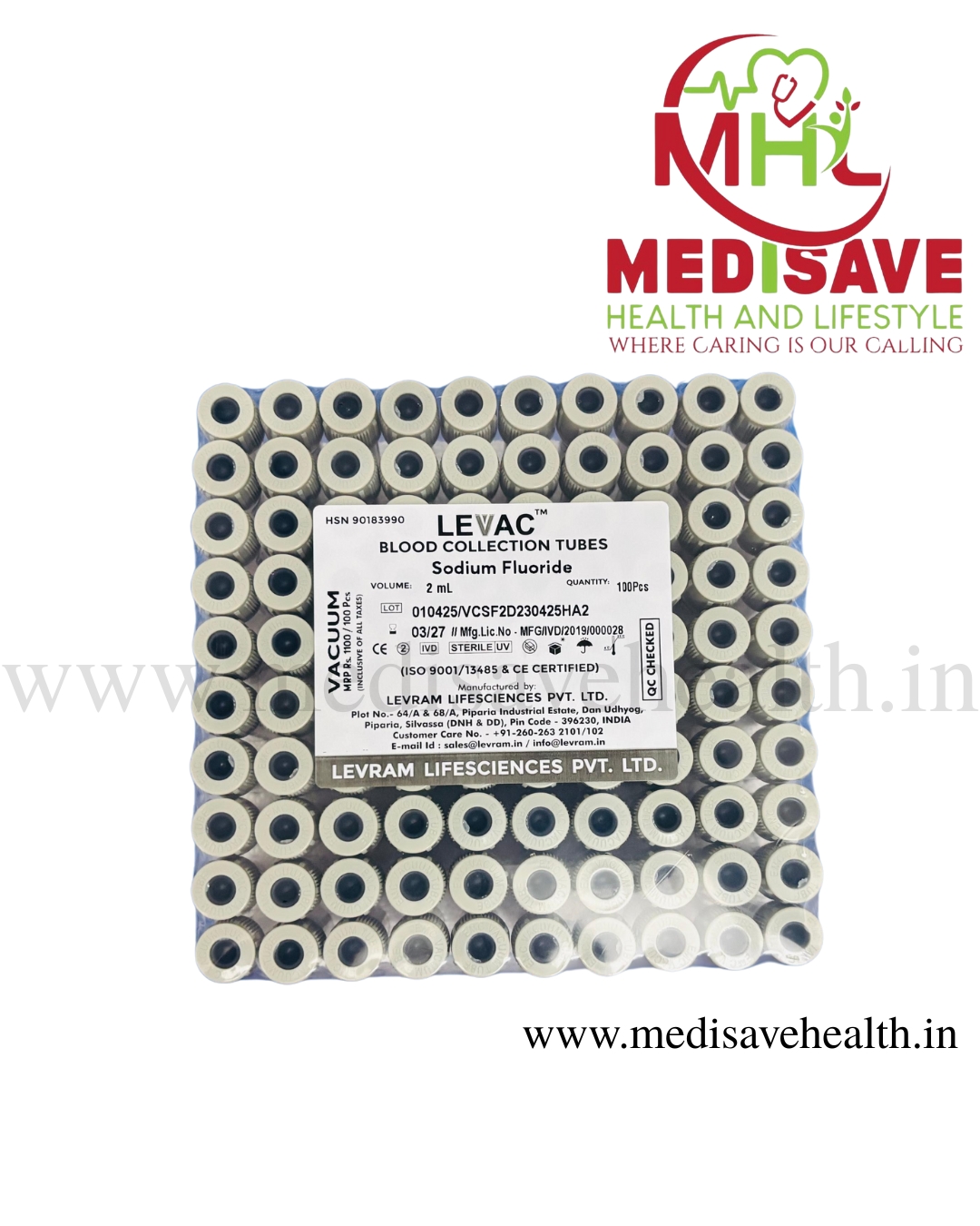 Sodium Fluoride Vacuum 2ml - Levram