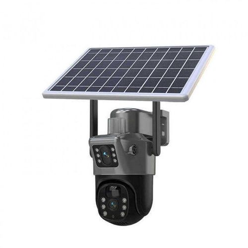 St Charles SOLAR POWERED CCTV CAMERA TWO LENS 4G ULTRA HD