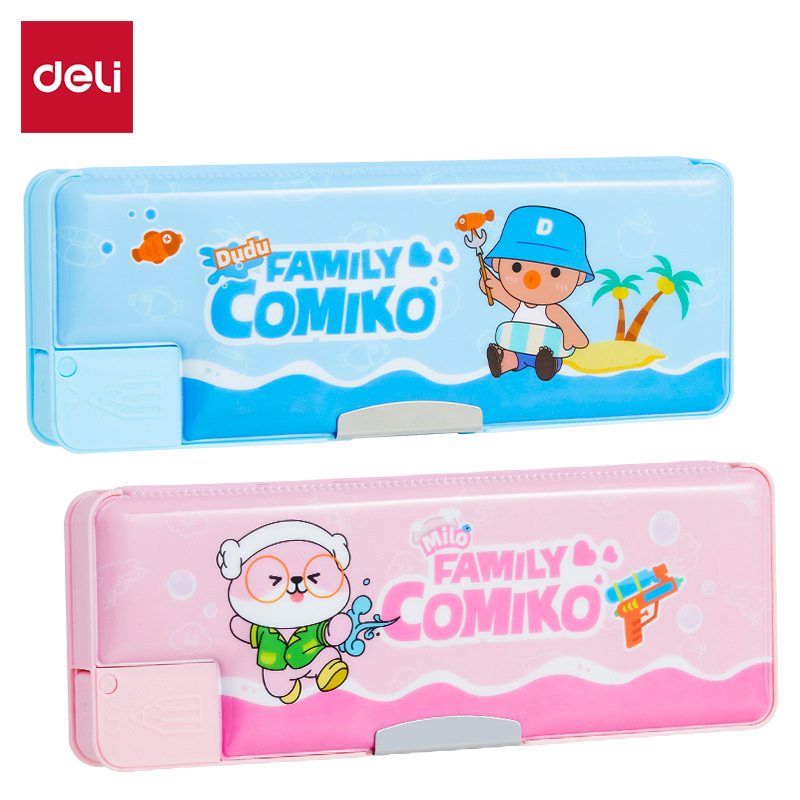 DELI H994 COMIKO PORTABLE PEN HOLDER/ PENCIL POUCH
